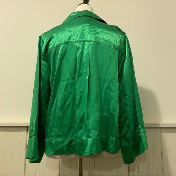 NWT Pistola Small Green Sia Blouse - Picture 3 of 13